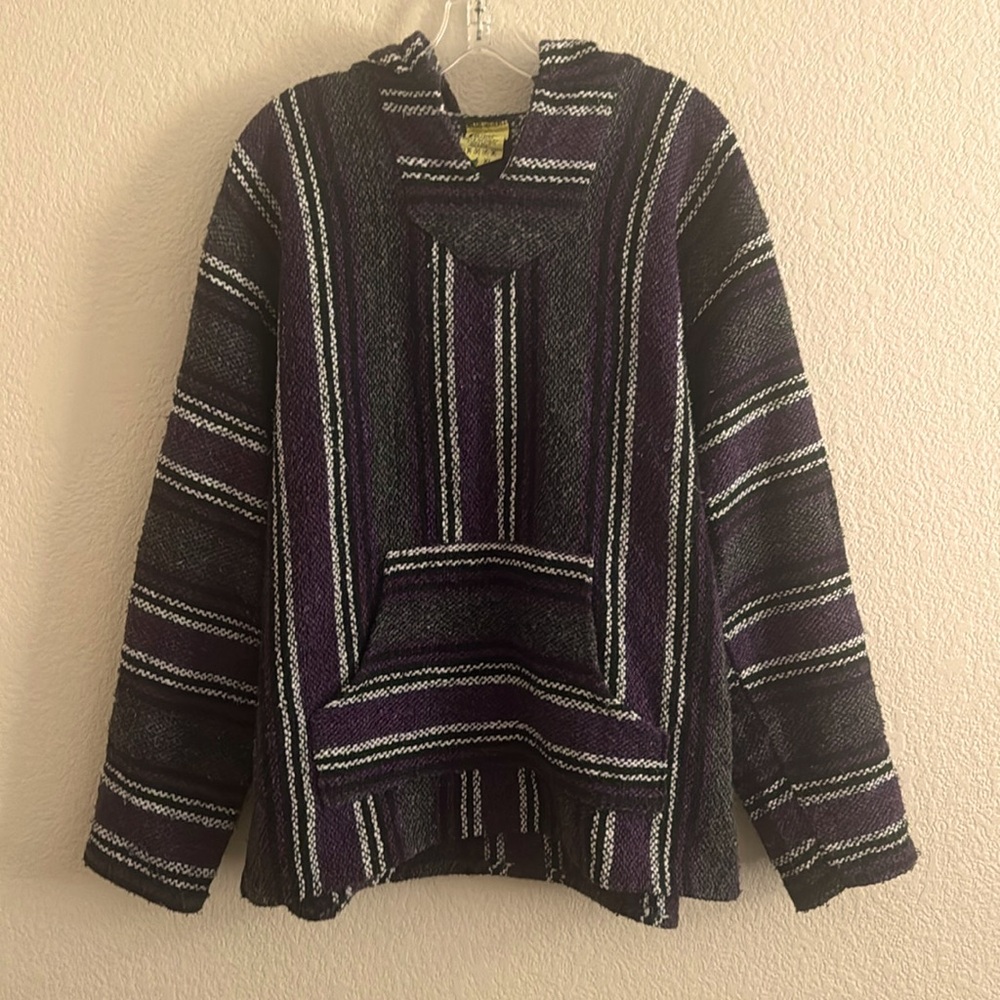 Striped Wool Hoodie